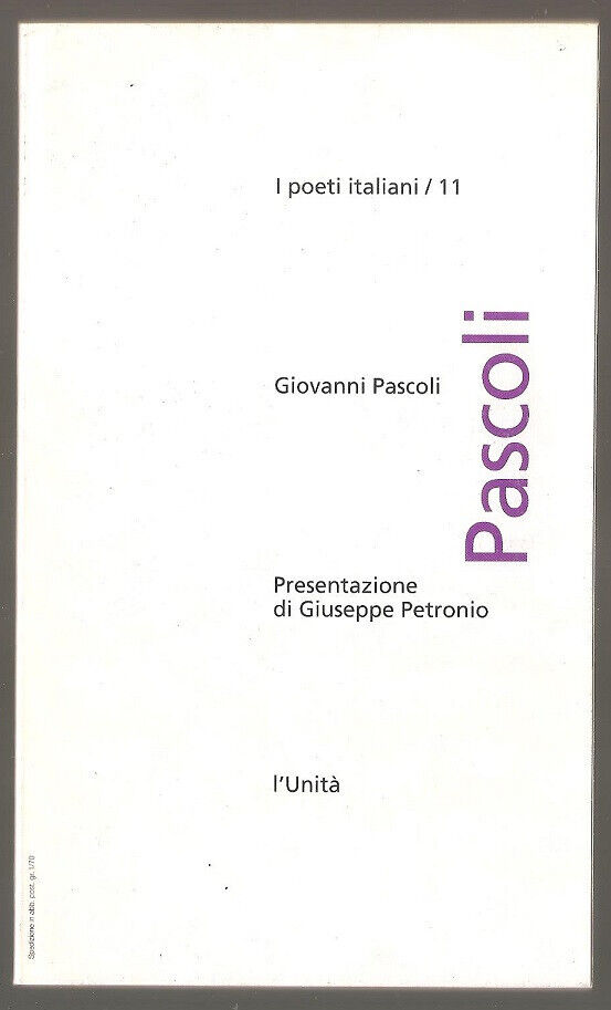 I poeti italiani/ 11 PASCOLI